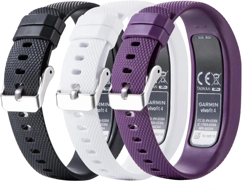 Band for Garmin Vivofit 4, Soft Silicone Replacement Watch Band Strap for Garmin Vivofit 4 Activity Tracker