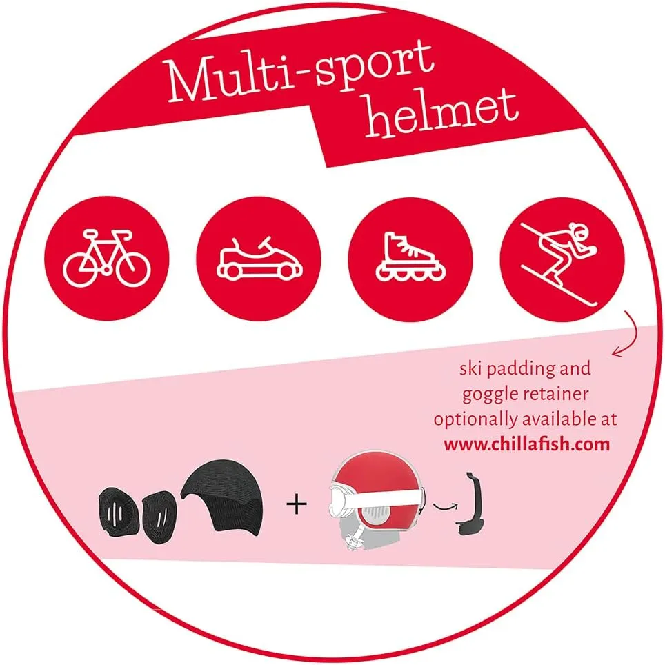 Chillafish Bobbi ABS Children's Multi-Sport Helmet, Bike, Ski, Skateboard, Scooter