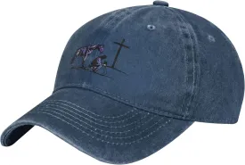 Cowboy Horse Prayer Unisex Adult Baseball Hat Sports Outdoor Cowboy Cap for Men and Women Snapback
