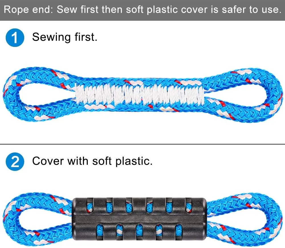 Dolibest 2 Pack of Ninja Gymnastic Rings,Monkey Ring Outdoor Backyard Ninja Accessories Set,Swing Bar Rings Obstacle Course for Training Equipment for Kids,1000LB Capacity