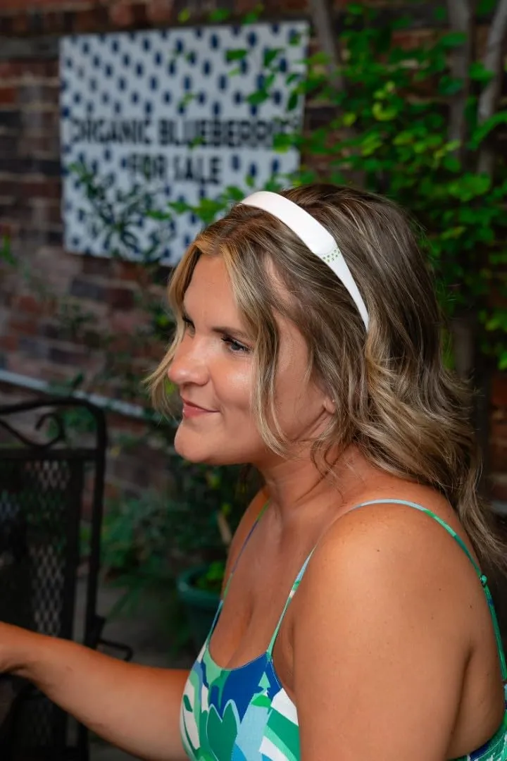 Hinged Headband fits like sunglasses providing lift and style without giving you a headache Band (Cracked Paint-Brown)