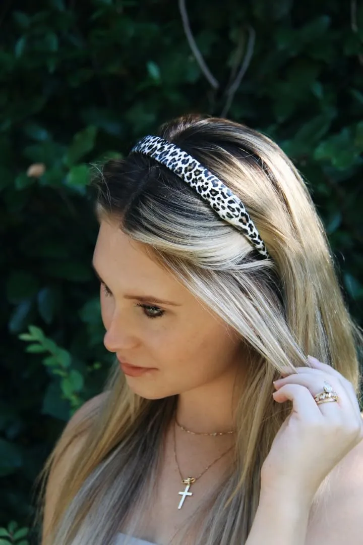 Hinged Headband fits like sunglasses providing lift and style without giving you a headache Band (Cracked Paint-Brown)