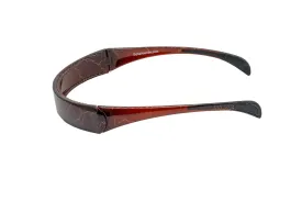 Hinged Headband fits like sunglasses providing lift and style without giving you a headache Band (Cracked Paint-Brown)