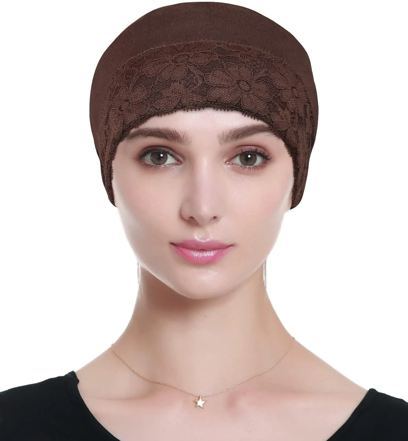 Lace Beanie Sleep Caps Head Coverings for Women Hair Loss