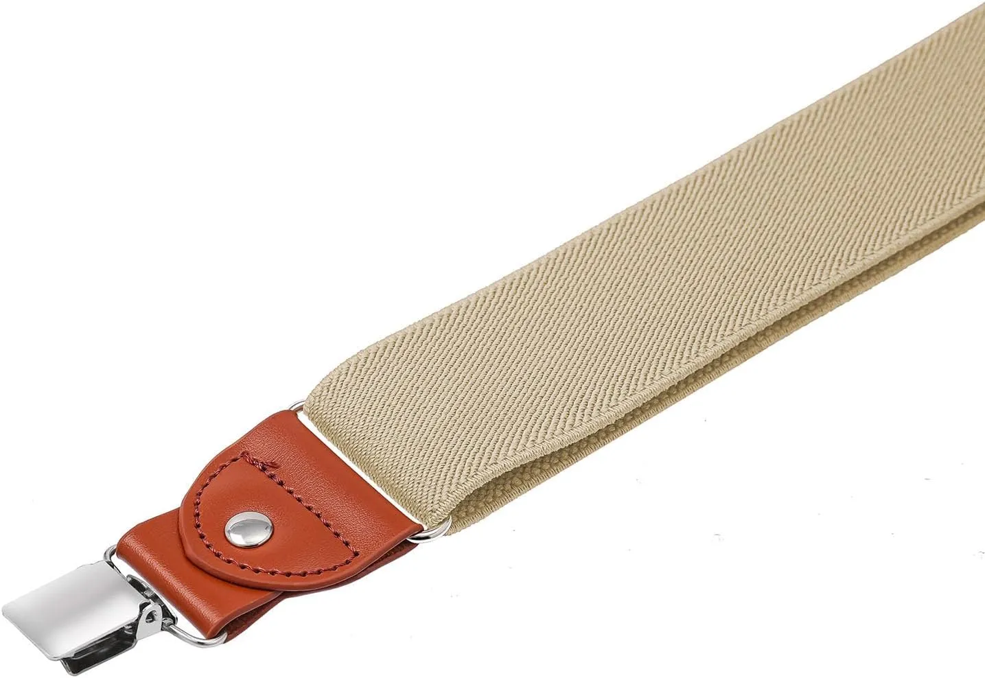 Men's suspenders Elastic Y Back Adjustable Heavy Duty Strong Clips 1.4" Wide