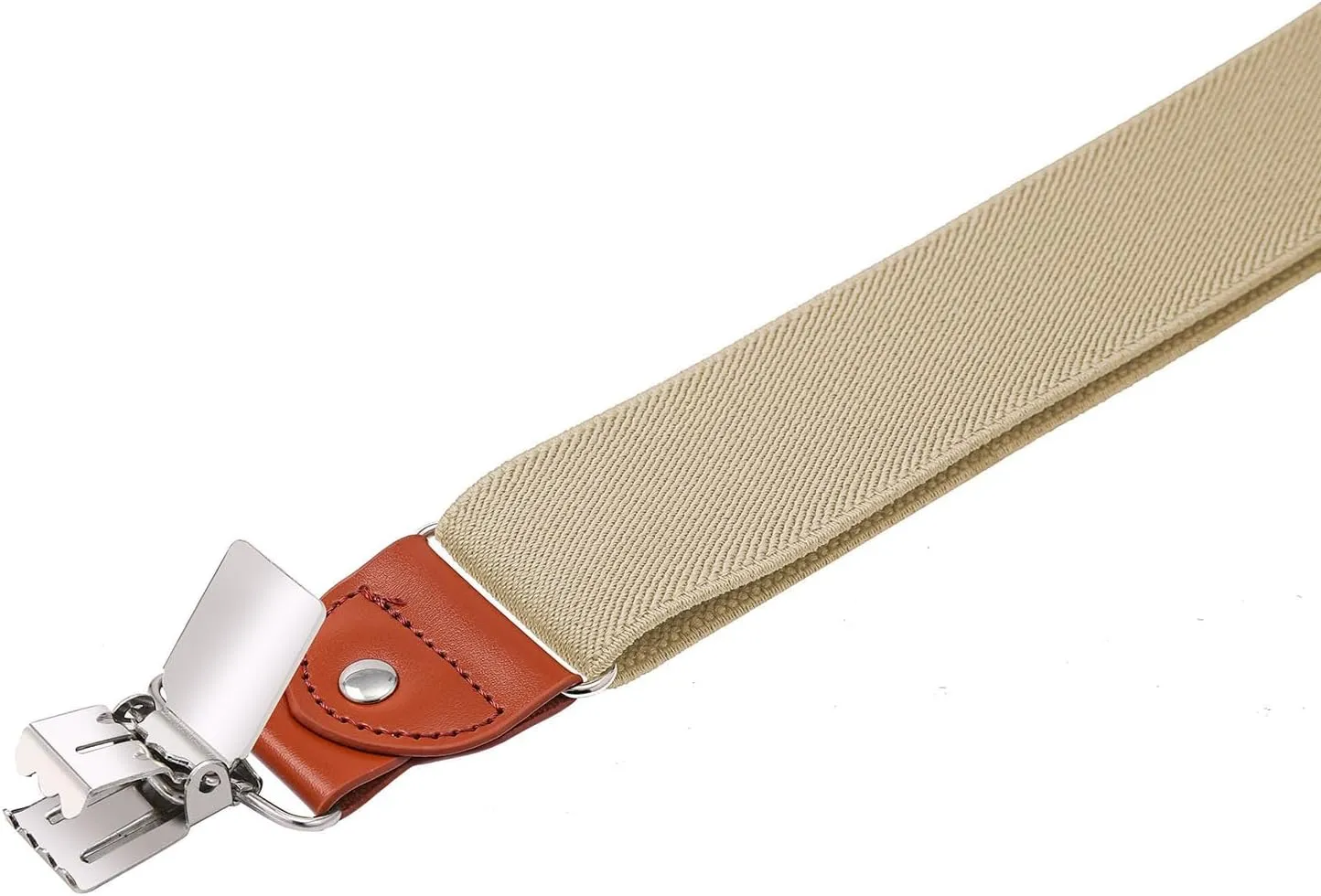 Men's suspenders Elastic Y Back Adjustable Heavy Duty Strong Clips 1.4" Wide