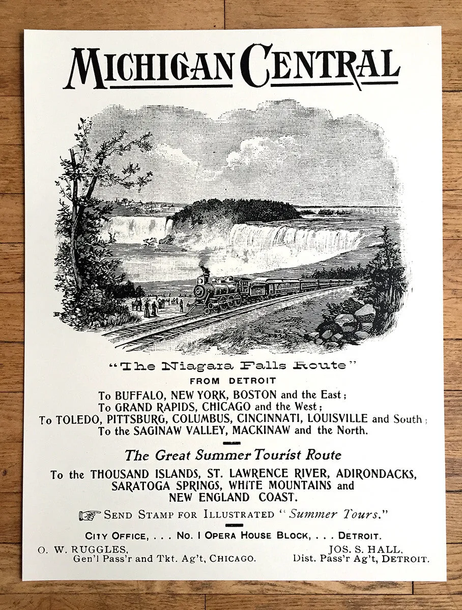 Michigan Central Railroad Art Print