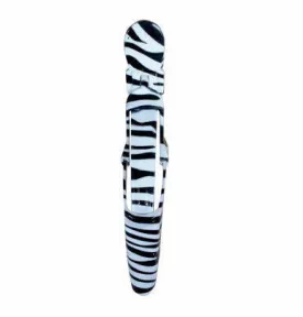 Natural Look Crocodile Clip Zebra 110mm 4pk