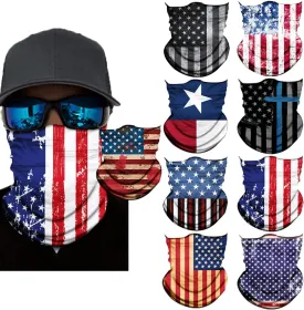 Neck Gaiter Mask,Bandana Gator Face Cover Mask Sun UV Protection,Neck Warmer Balaclava,Tube Face Scarf,Headband for Outdoor