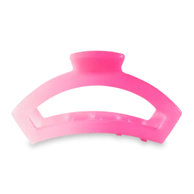 Open Pink Ombre Large Hair Clip