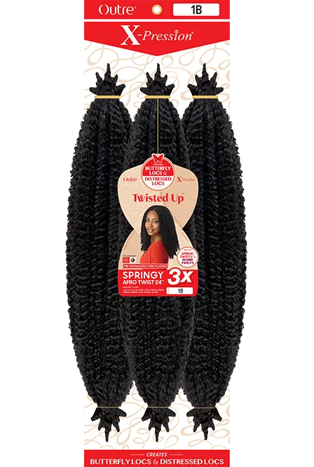 Outre X-Pression Twisted Up | 3X Springy Afro Twist