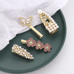 Premium Faux Crystal Pearl Hair Pin