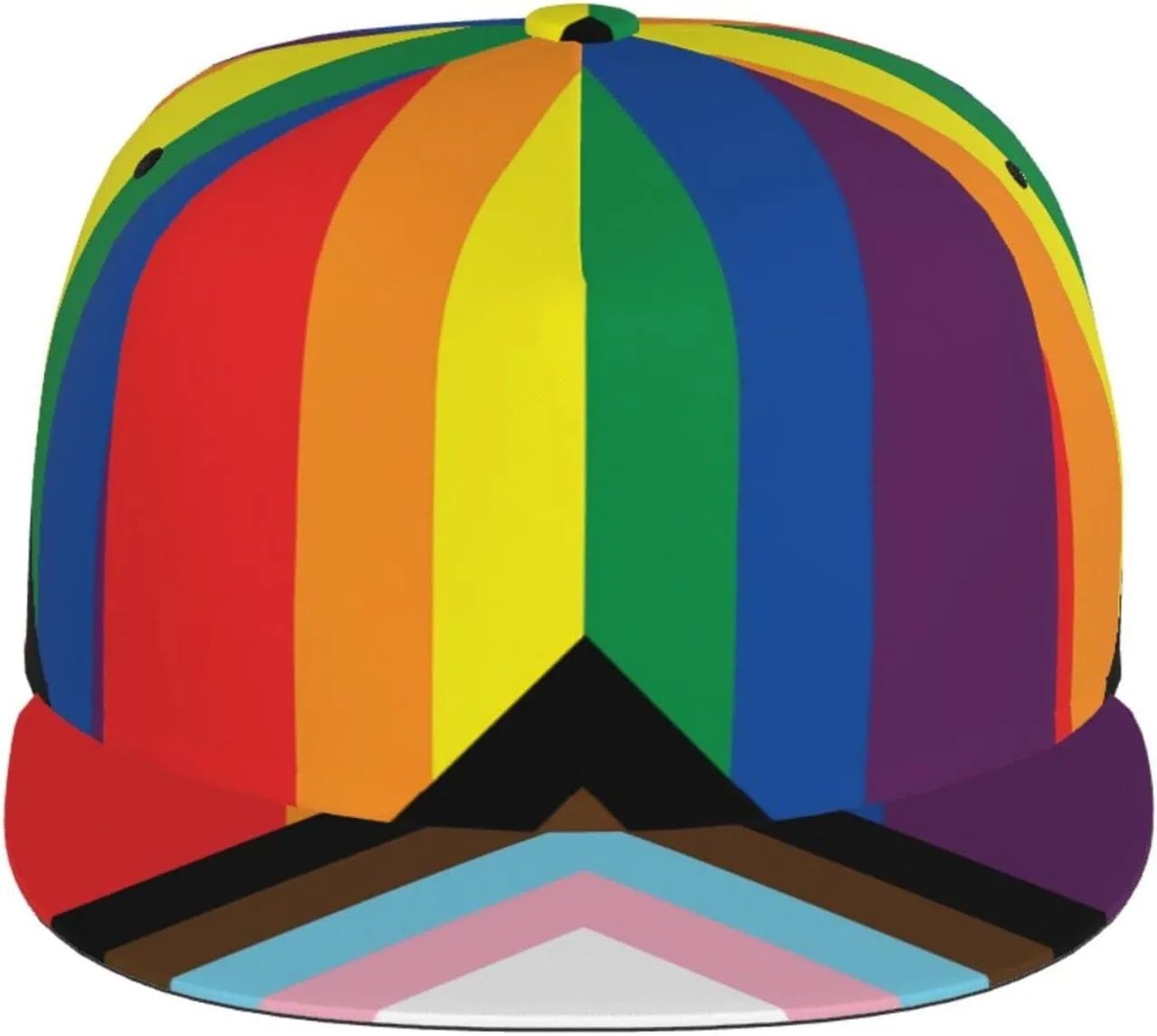 Rainbow LGBT Gay Pride Baseball Cap Cute LGBT Hats Adjustable Trucker Hat Funny LGBT Print Hats for Men and Women