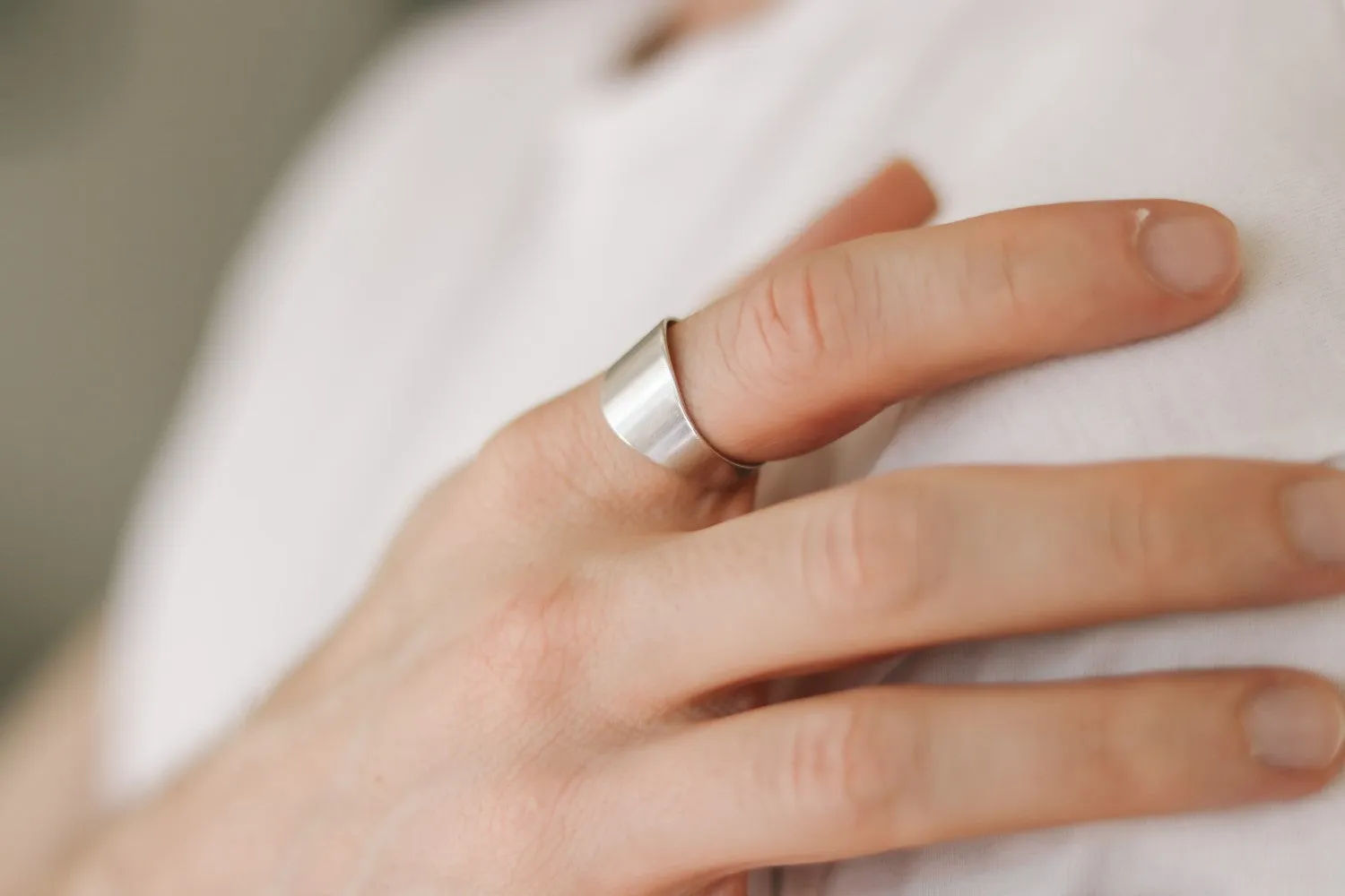 Ring for men, silver plain ring, men's ring, boyfriend gift for him, adjustable ring, wrapped ring, minimalist mens jewelry, stacking ring