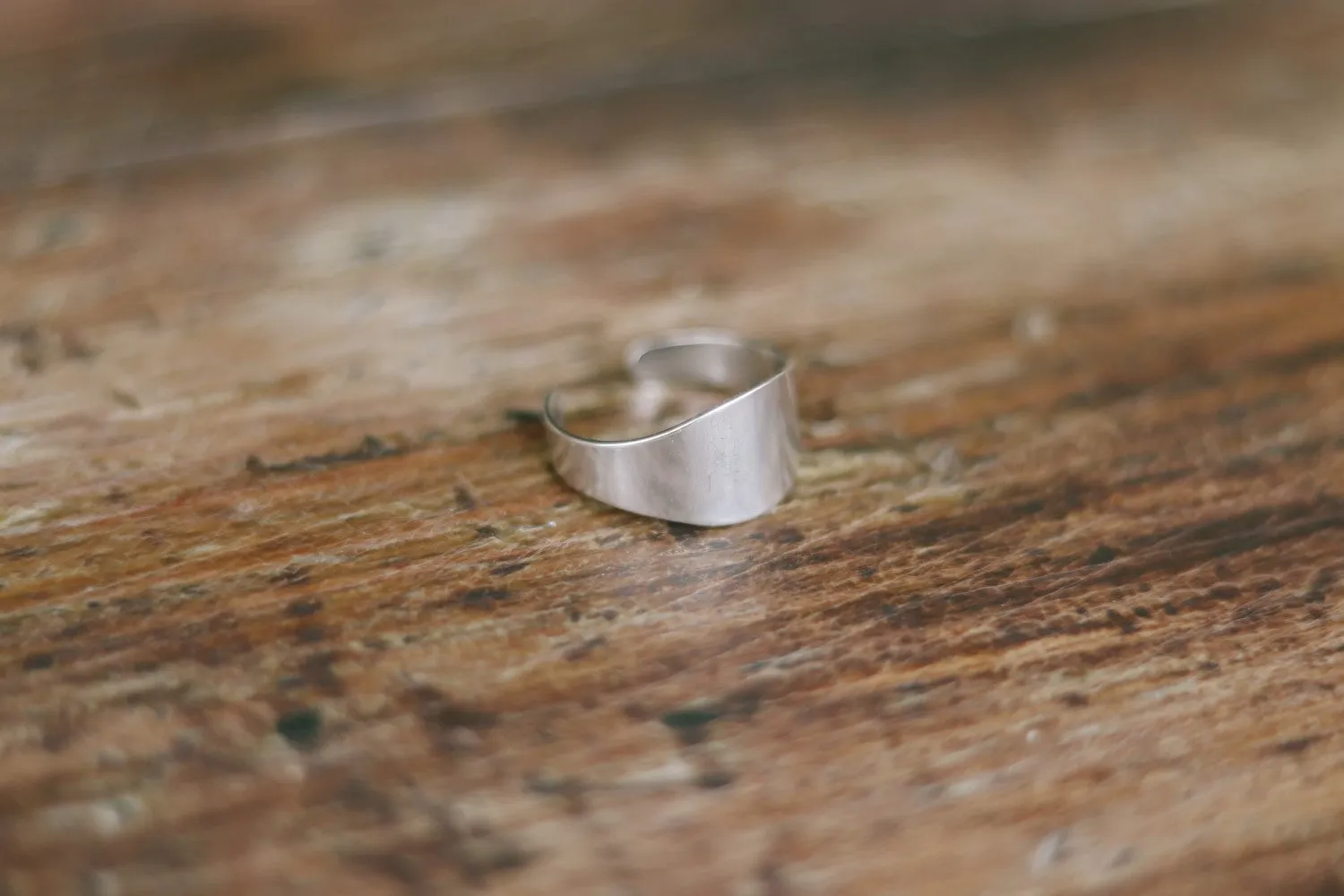 Ring for men, silver plain ring, men's ring, boyfriend gift for him, adjustable ring, wrapped ring, minimalist mens jewelry, stacking ring