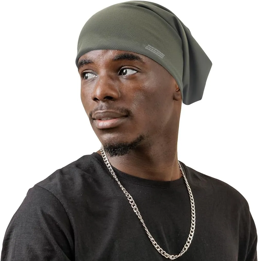 Ruphedy Mens Summer Slouchy Beanie Long Baggy Lightweight Skull Cap Quick Drying
