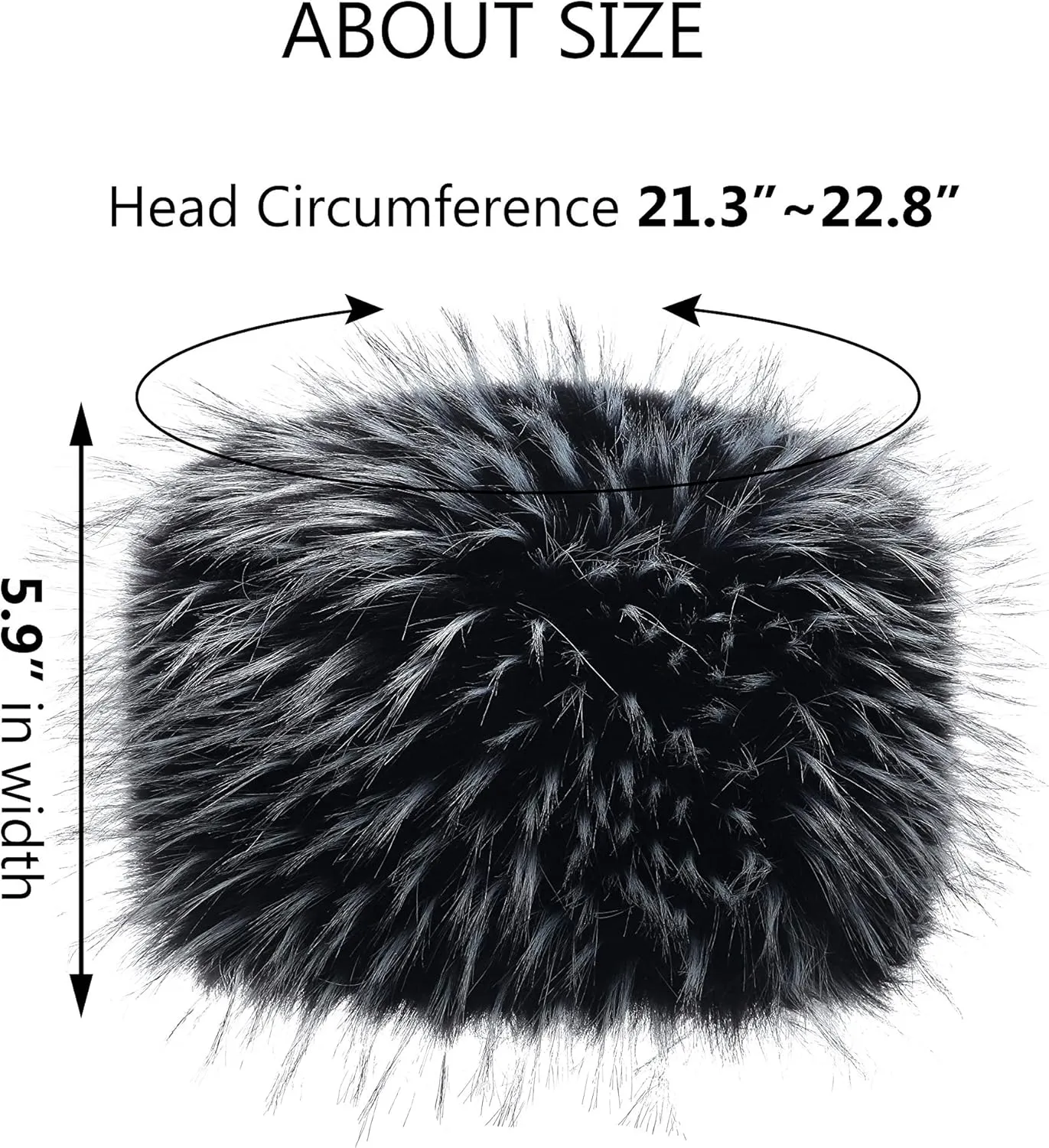 sy soul young Women's Winter Faux Fur Cossak Russian Style Hat Warm Cap