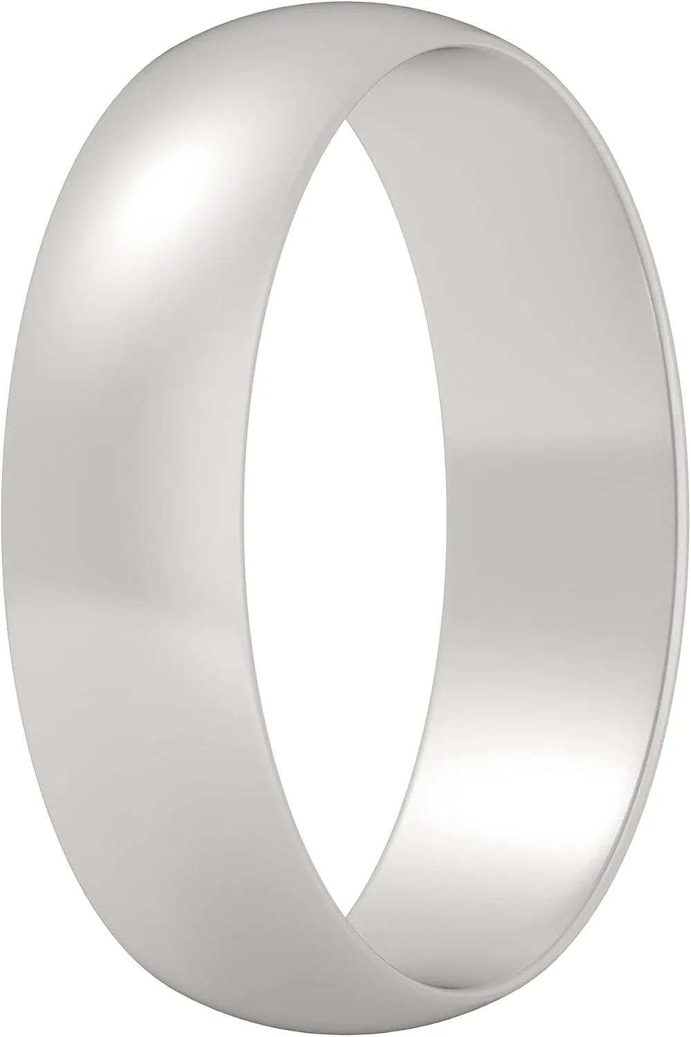 ThunderFit Silicone Wedding Ring for Women - Rubber Engagement Band - Width 5.5mm Thickness 1.5mm