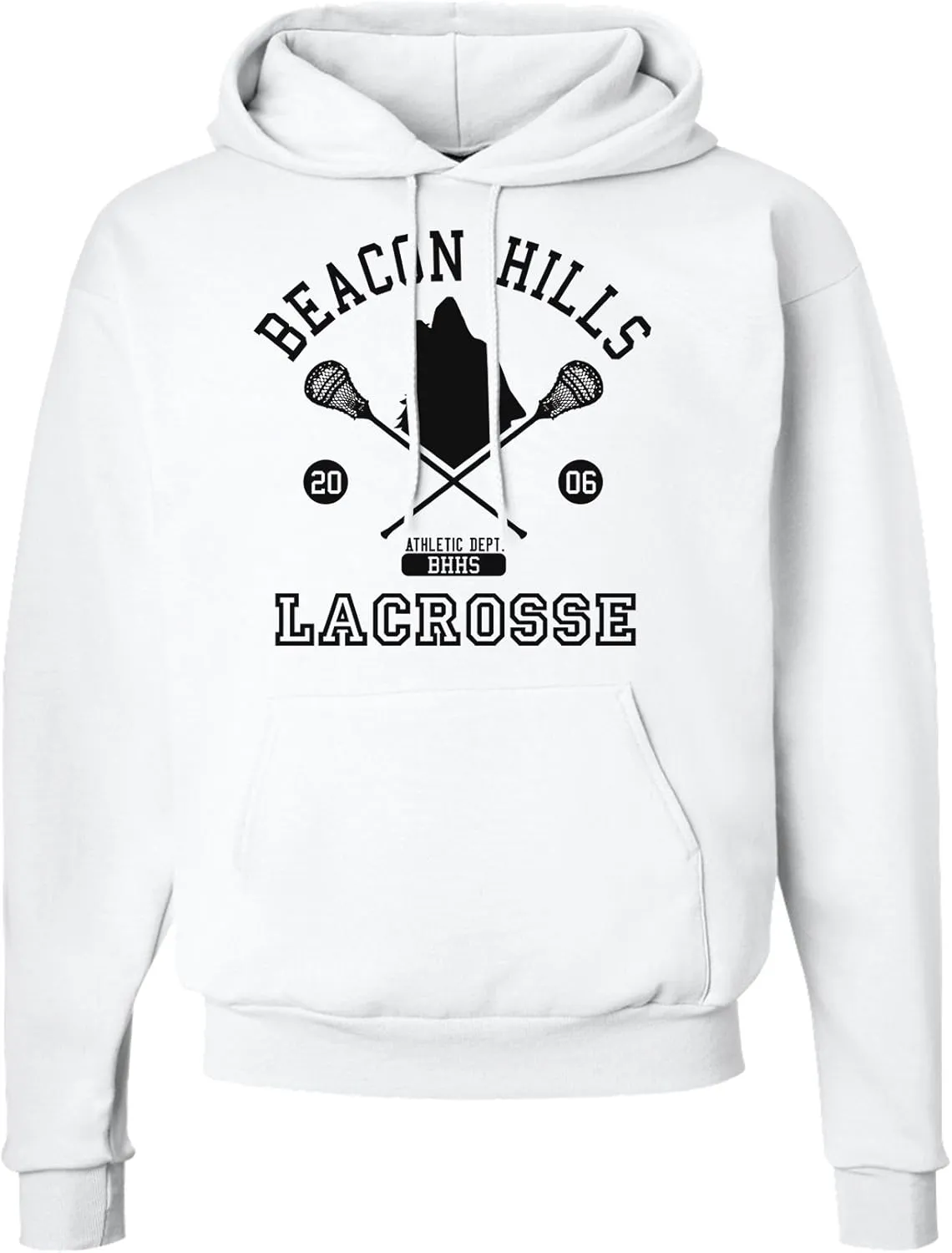 TOOLOUD Beacon Hills Lacrosse Wolf Hoodie Sweatshirt Hooded Pullover Pockets