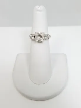 Vintage Platinum Ring Mount *To Restore*