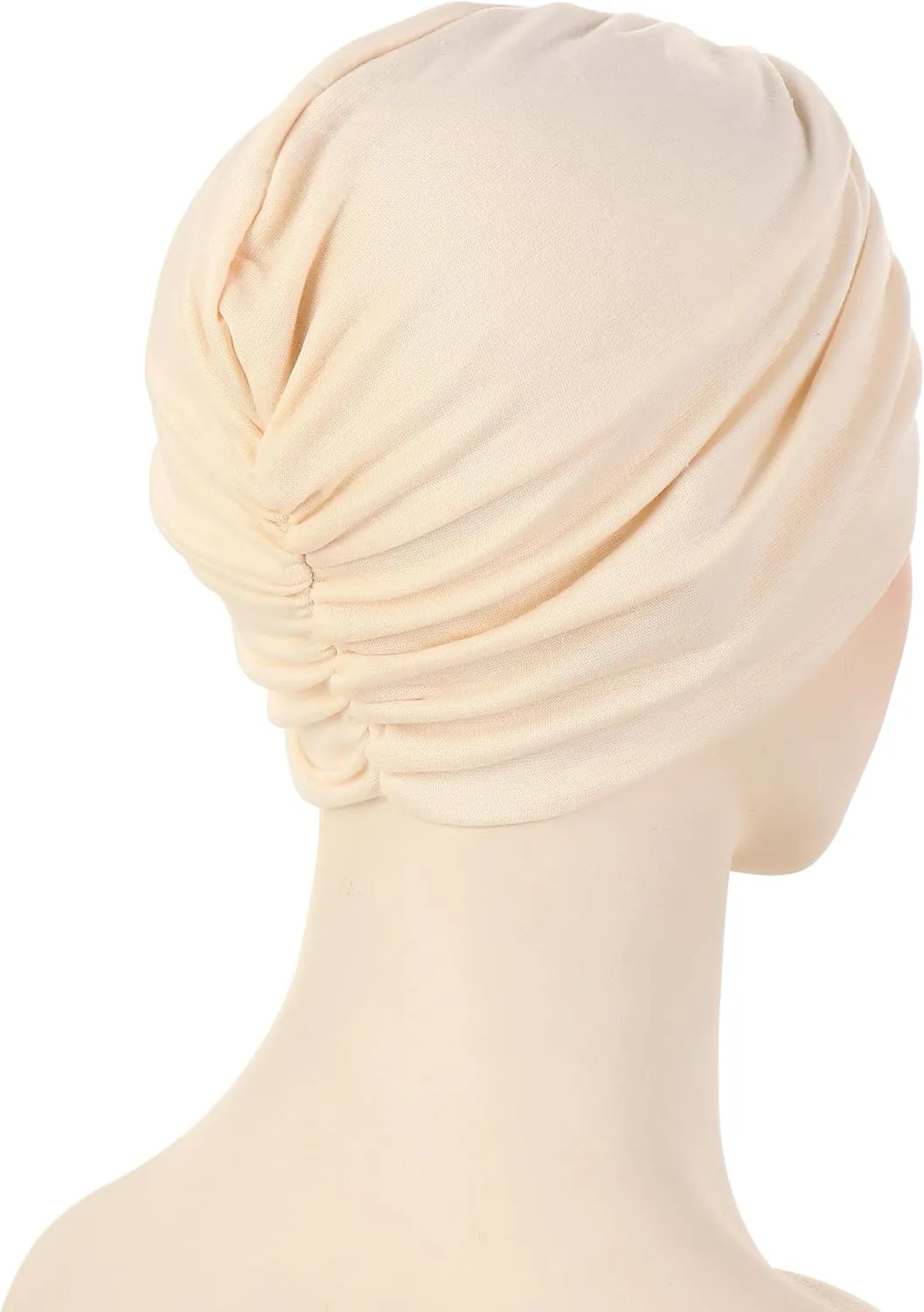 Women's Sleep Turban Pre Tied Cotton Chemo Cap Beanie Turban Headwear for Cancer Patients